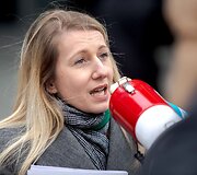 Lietuvos chorų sąjungos mitingas prie Vilniaus miesto savivaldybės