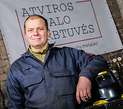 Suvirinimo kursų organizatorius Tomas Kaminskas
