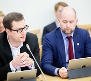 Seimo socialdemokratų darbo frakcijos posėdis į kurį buvo pakviestas Rokas Masiulis