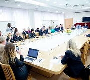 Seimo socialdemokratų darbo frakcijos posėdis į kurį buvo pakviestas Rokas Masiulis