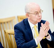 Seimo socialdemokratų darbo frakcijos posėdis į kurį buvo pakviestas Rokas Masiulis