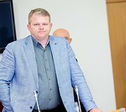 Seimo socialdemokratų darbo frakcijos posėdis į kurį buvo pakviestas Rokas Masiulis