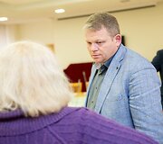 Seimo socialdemokratų darbo frakcijos posėdis į kurį buvo pakviestas Rokas Masiulis
