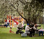Vilniečiai džiaugiasi vasari&scaron;ku oru pliaže
