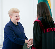 Dalia Grybauskaitė ir Vaiva Nevardauskienė