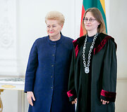 Dalia Grybauskaitė ir Au&scaron;ra Andziulevičiūtė