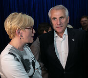 Ingrida &Scaron;imonytė ir Vygaudas U&scaron;ackas