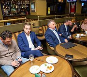 Lietuvos valstiečių ir žaliųjų sąjungos nariai laukia Europos parlamento rinkimų rezultatų