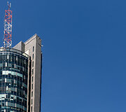 Konstitucijos prospekte esantys Vilniaus dangoraižiai