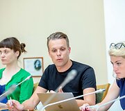 Radvilė Morkūnaitė-Mikulėnienė ir Gabrielius Landsbergis