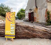 Prekyba gintaro gaminiais &scaron;alia Melnragės molo