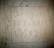 &Scaron;v. Antano rūmų rūsiai Kretingoje, menantys NKVD kankinimus