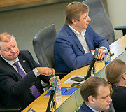 Saulius Skvernelis ir Ramūnas Karbauskis