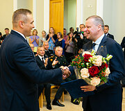 Eimutis Misiūnas ir Saulius Skvernelis