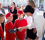 Diana Nausėdienė dalyvavo S.Daukanto aik&scaron;tėje vyksiančioje paramos &scaron;ventėje &bdquo;Mažoj &scaron;irdelėj &ndash; didelės idėjos&ldquo;