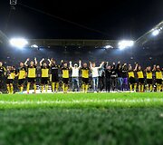Dortumundo "Borussia" pergalės džiaugsmas