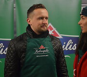 Mantas Katleris su drauge Aiste Kaba&scaron;inskaite