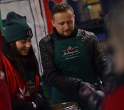 Mantas Katleris su drauge Aiste Kaba&scaron;inskaite
