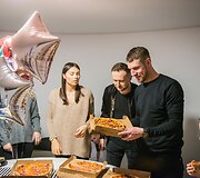 Pranci&scaron;kaus Stonkaus gimtadienio akimirka