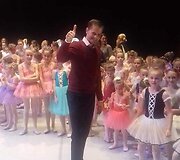 Nerijaus Ju&scaron;kos baleto mokyklos akimirkos