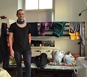 Karolis, Caritas Laikinųjų namų gyventojas