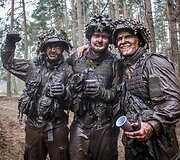 Vaidoto bataliono kariai įveikia kliūčių ruožą &ndash; Vaidotėno taką