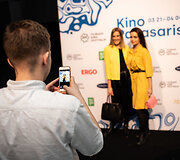 Kulinarinių filmų pristatymo akimirka