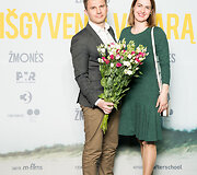 Filmo &bdquo;I&scaron;gyventi vasarą&ldquo; pristatymo svečiai