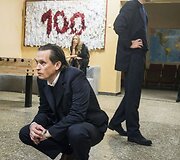 Arūnas Vozbutas spektaklyje &bdquo;#beskambučio&ldquo;