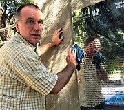 Saulius Pilinkus vienas i&scaron; Užupio respublikos įkūrėjų prie Užupio konstitucijos