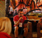 Festivalio &bdquo;Dpoezijos &Scaron;altinis&ldquo; akimirka