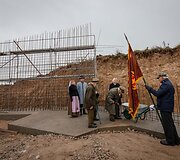 Kryžkalnio memorialo statybos pradžios ceremonija