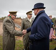 Kryžkalnio memorialo statybos pradžios ceremonija