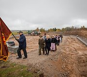 Kryžkalnio memorialo statybos pradžios ceremonija