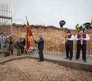 Kryžkalnio memorialo statybos pradžios ceremonija