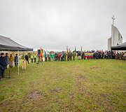 Kryžkalnio memorialo statybos pradžios ceremonija