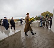 Kryžkalnio memorialo statybos pradžios ceremonija