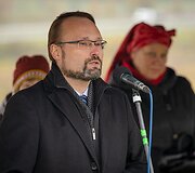 Kryžkalnio memorialo statybos pradžios ceremonija