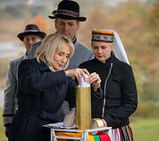 Kryžkalnio memorialo statybos pradžios ceremonija