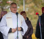 Kryžkalnio memorialo statybos pradžios ceremonija