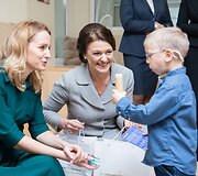 D.Nausėdienė lankėsi sutrikusio vystymosi kūdikių namų-pagalbos centre &bdquo;&Scaron;eimos slėnis&ldquo;