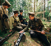Kadras i&scaron; filmo &bdquo;Partizanas&ldquo; 