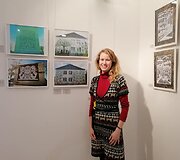 Dailininkės iniciatyva Marijampolėje ant tunelio sienų įamžinami žmonių veidai