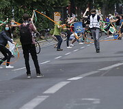 Protestas prie&scaron; rasizmą Berlyne