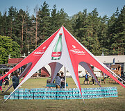 &bdquo;TrenkTuras&ldquo; Pociūnų aerodrome užkūrė tikrą žygiavimo festivalį