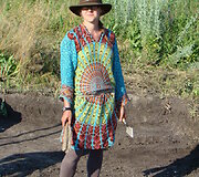 G.Motuzaitė Matuzevičiūtė archeologiniuose tyrimuose Novosilivkos gyvenvietėje, Rytų Ukrainoje (2008 m.)