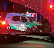 Eismo įvykis Vilniuje &ndash; sankryžoje vairuotojas nepraleido policijos pareigūnų