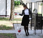 Bir&scaron;tone vykusio augintinių renginio akimirka