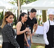 Bir&scaron;tone vykusio augintinių renginio akimirka