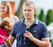 Bir&scaron;tone vykusio augintinių renginio akimirka